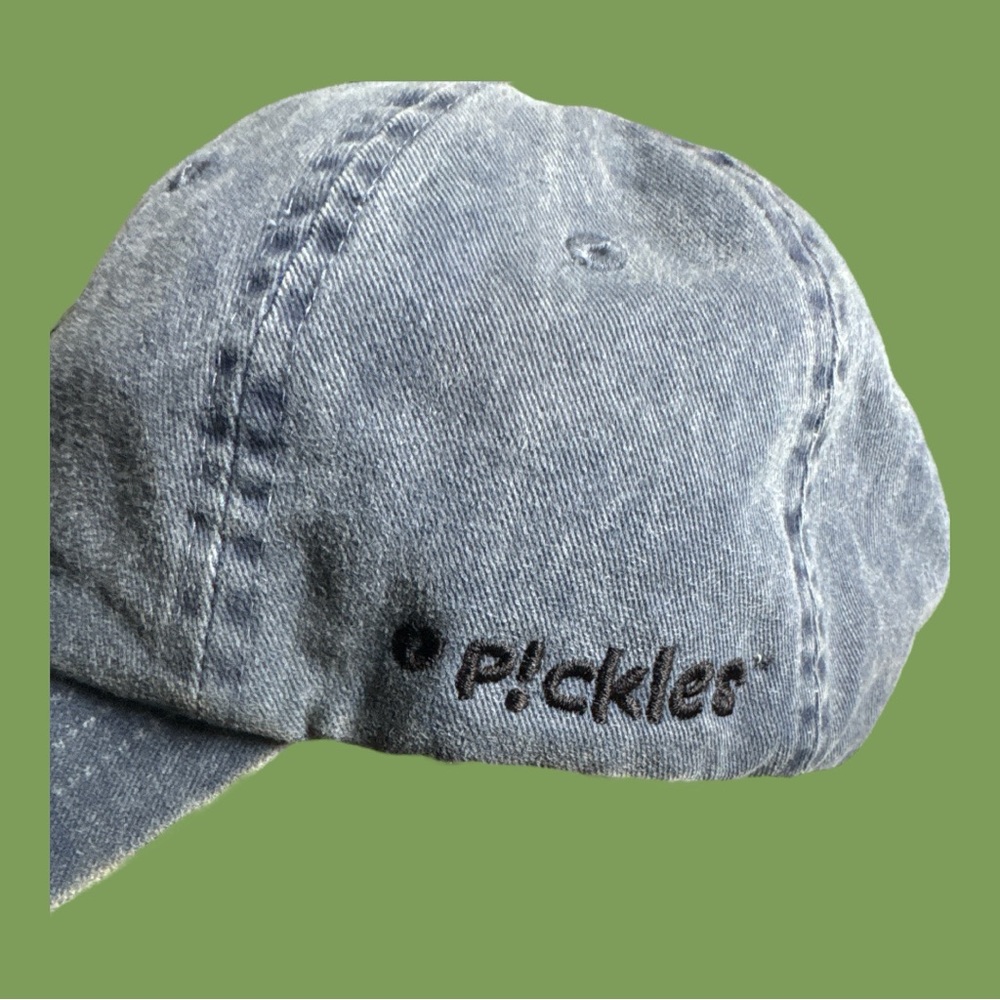 Mens Denim Cap with Pickle Embroidery one size fits all - Picture 4 of 8